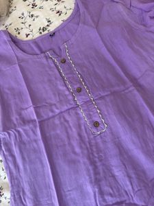 Lavender Kurta - Casual Comfort
