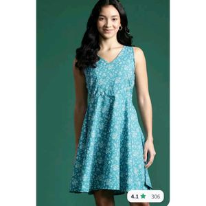 Floral Print A-Line Dress