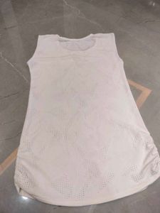 2 IN 1 WHITE DRESS