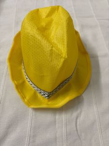 Yellow Fedora Hat (Like New)