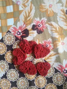 Crochet Heart Set Of 5