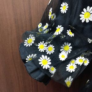 Daisy Print Top