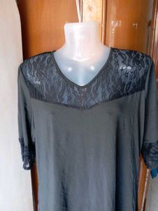 Elegant Black Lace Top