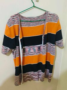 Striped Knit Top