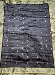 Beautiful Lavender Colour Banarasi Silk Sar