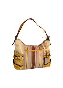 Etienne Aigner Yellow Brown Tan Handbag