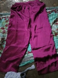 Green &amp; Purple Kurta Set for girls