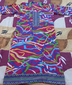 Colorful Printed Kurta