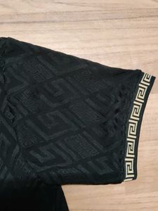 Stylish Patterned Polo Shirt