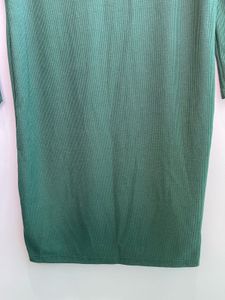 Green Long Sleeve Casual Dress