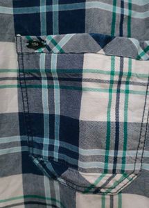 Stylish Blue Check Shirt