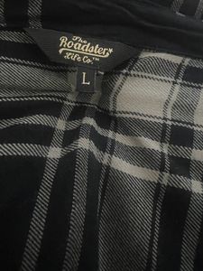 Roadster Black And Grey Womens Shirt