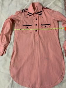 Unisex Pink Pathani Kurta Pajama Set