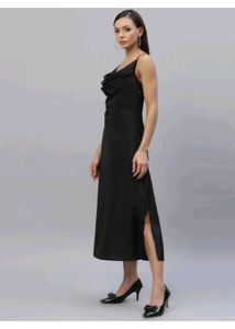 Elegant Black Slip Dress