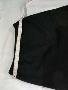 Fleece Lined Black Skirted Leggings