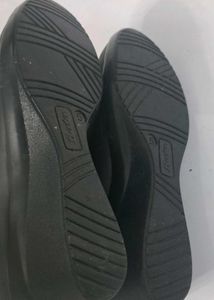 Black Wedge Loafers