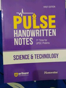 Pulse Handwritten Notes - For UPSC