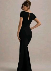 Elegant Black Mermaid Gown