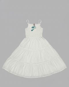 White Floral Dress with Shrug