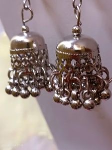 Oxidised Studs And Earrings Combo