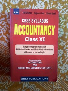 Accountancy Class XI