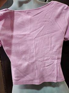 Pink H&amp;M Crop Top