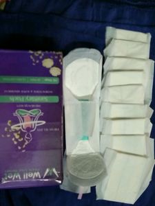 Well Wet Sanitary Pads Pack Of 10