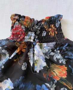 H&amp;m Multicolor Sheer Top