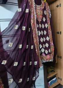 Unstitched Kashmiri Dress