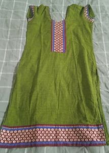 Plain Kurta || Dhaniya Colour