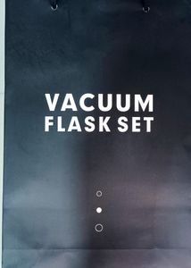 Vacuum Flask Set - 3 Cups And Thermos