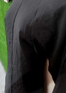 Black Long Sleeve Mini Dress