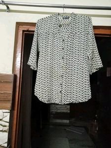 Button Down Printed Shirt