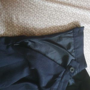 Pleated Navy blue Korean  Skirt