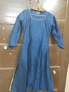 Festive Blue 3pc Kurta set