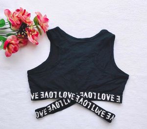 Black Crop Top