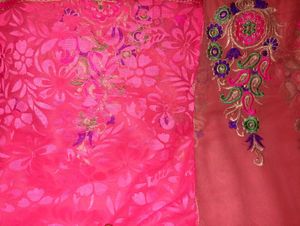 Elegant Embroidered Saree