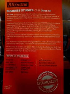 All in One Business Studies CBSE Class XII