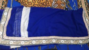 Heavy Embroidery Work Saree