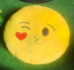Emoji Kiss Plush Pillow