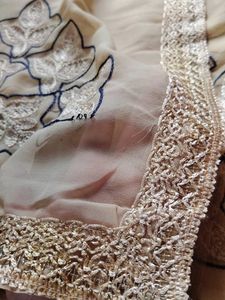 PURE CHIFFON Embroidered SAREE