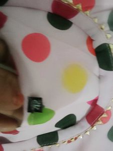 New Colourful Dotted Gown