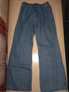 Blue Wide Leg Jeans