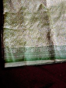 Elegant tan colour Floral Saree