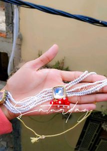 Kundan Pearl Jewelry Set