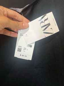 Zara Elegant Black Top