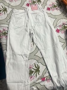 White Wide Leg Jeans