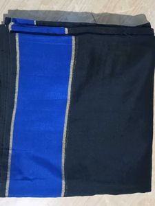 Blue & Black Ethnic Saree