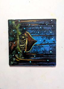 Mini Enchanted Forest Painting