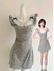 Cute Polka Dot Mini Dress